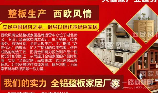 西歐風(fēng)情全鋁定制家具加盟